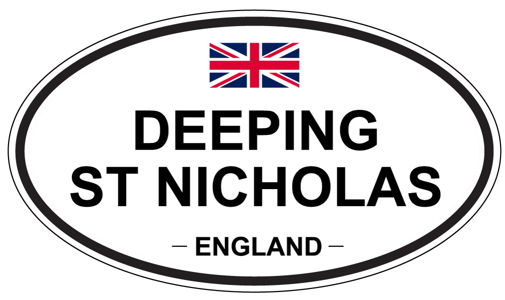 DEEPING ST NICHOLAS, England - Oval Magnet