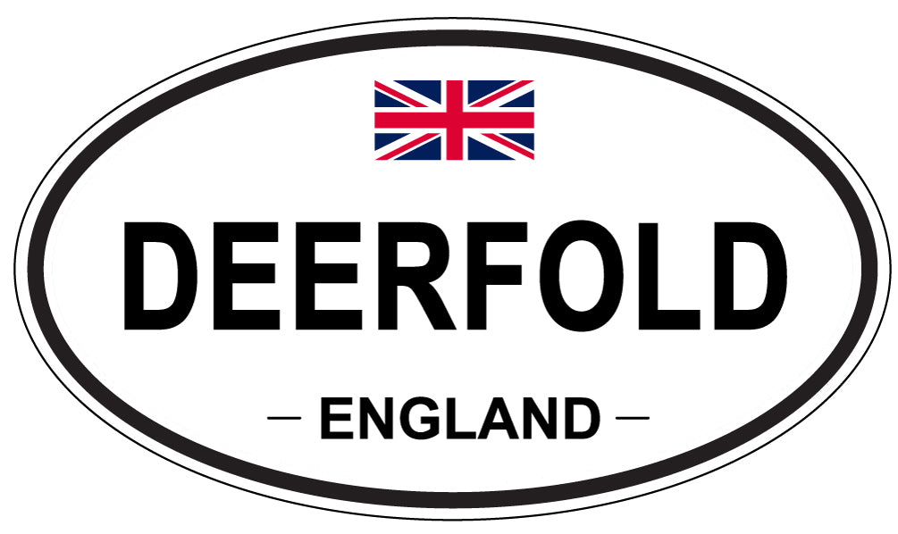 DEERFOLD, England - Oval Magnet