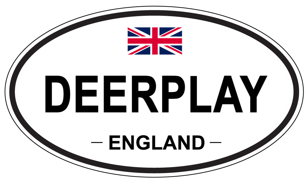 DEERPLAY, England - Oval Magnet