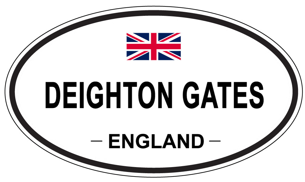 DEIGHTON GATES, England - Oval Magnet