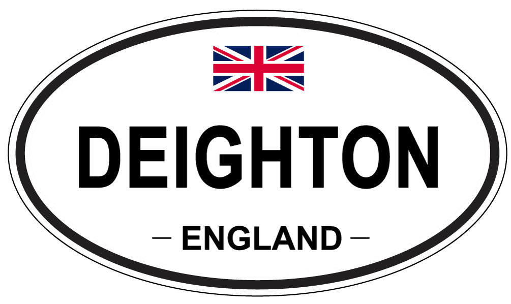 DEIGHTON, England - Oval Magnet