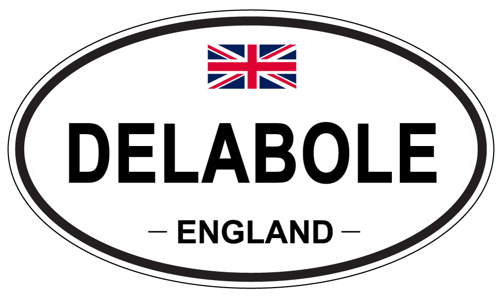 DELABOLE, ENGLAND - Oval Sticker
