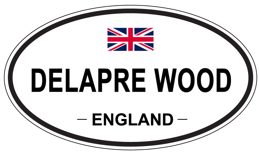 DELAPRE WOOD, England - Oval Magnet