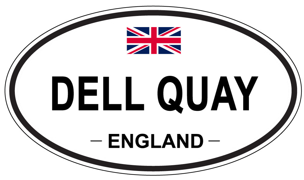 DELL QUAY, England - Oval Magnet