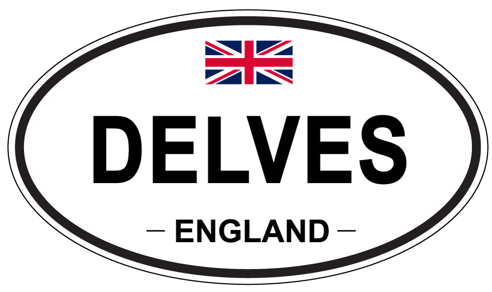 DELVES, England - Oval Magnet