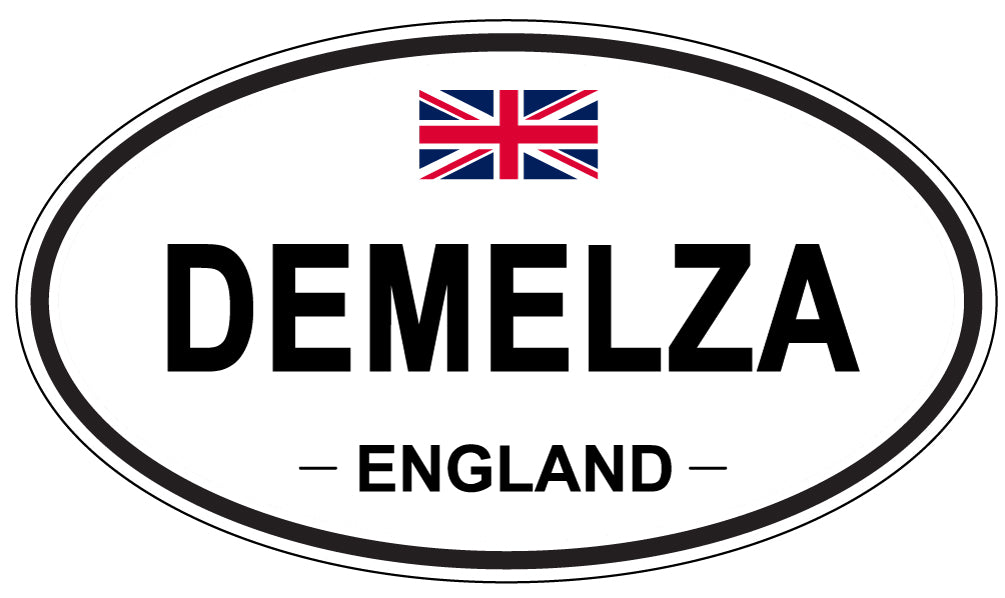 DEMELZA, England - Oval Magnet