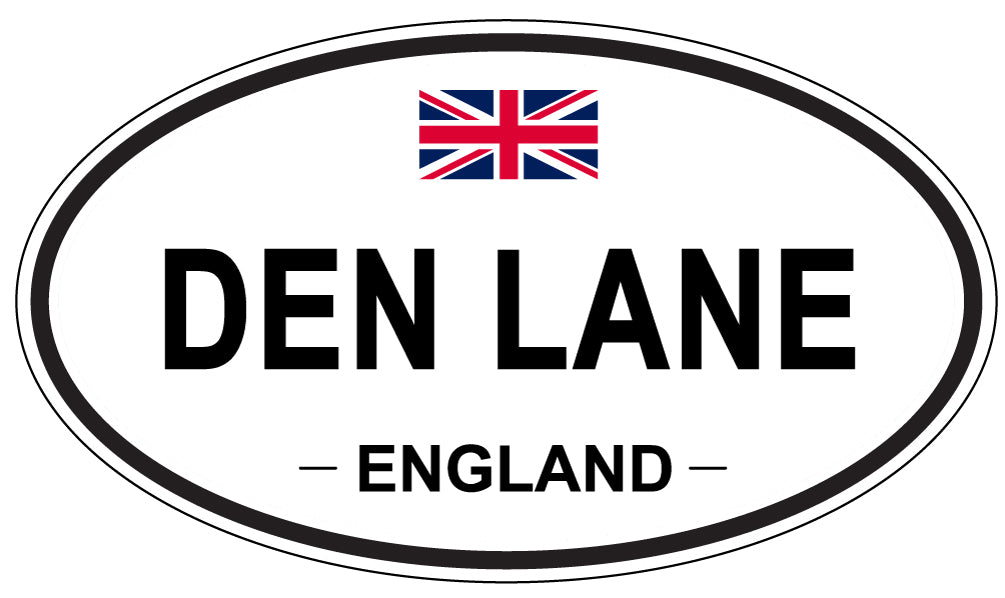 DEN LANE, England - Oval Magnet