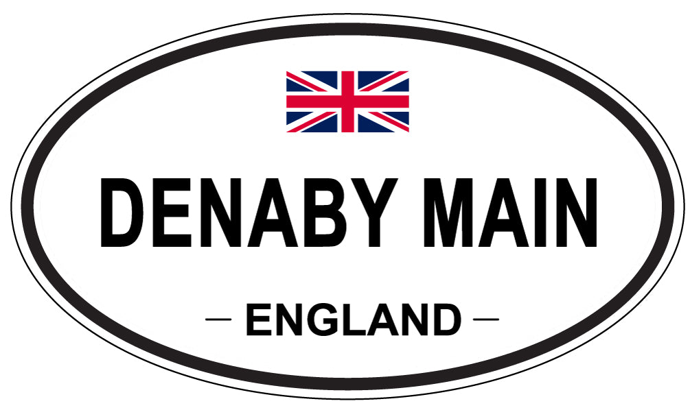 DENABY MAIN, England - Oval Magnet