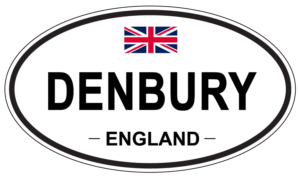 DENBURY, England - Oval Magnet