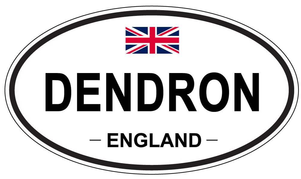 DENDRON, England - Oval Magnet