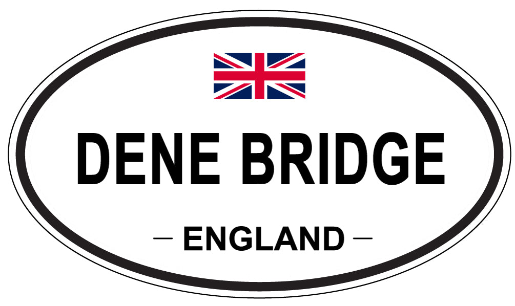 DENE BRIDGE, England - Oval Magnet