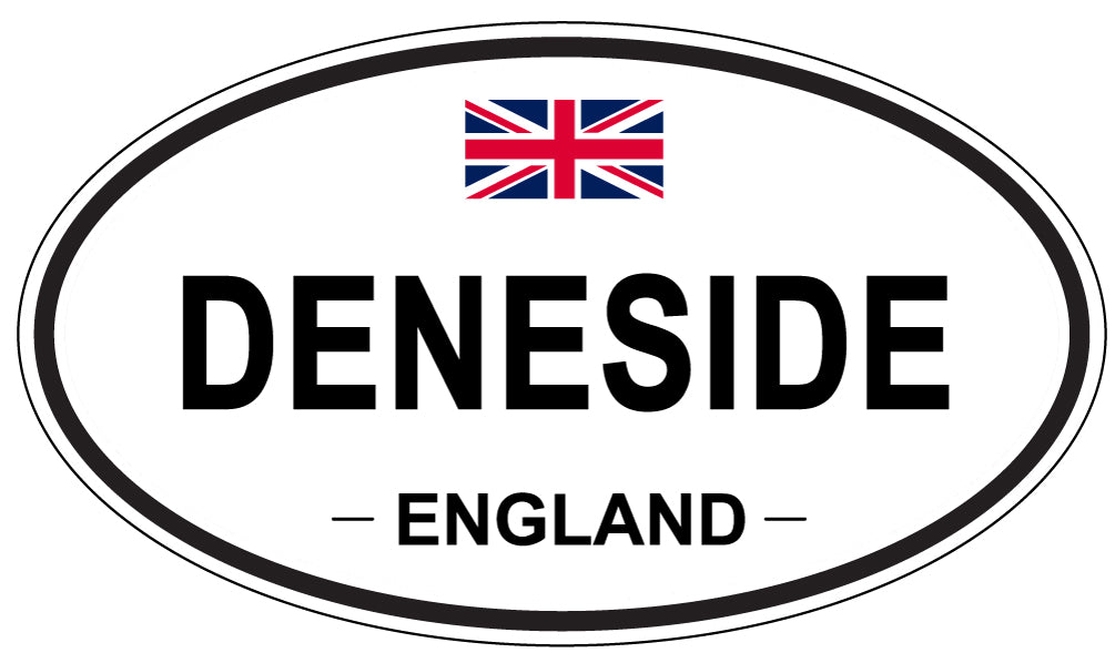 DENESIDE, England - Oval Magnet