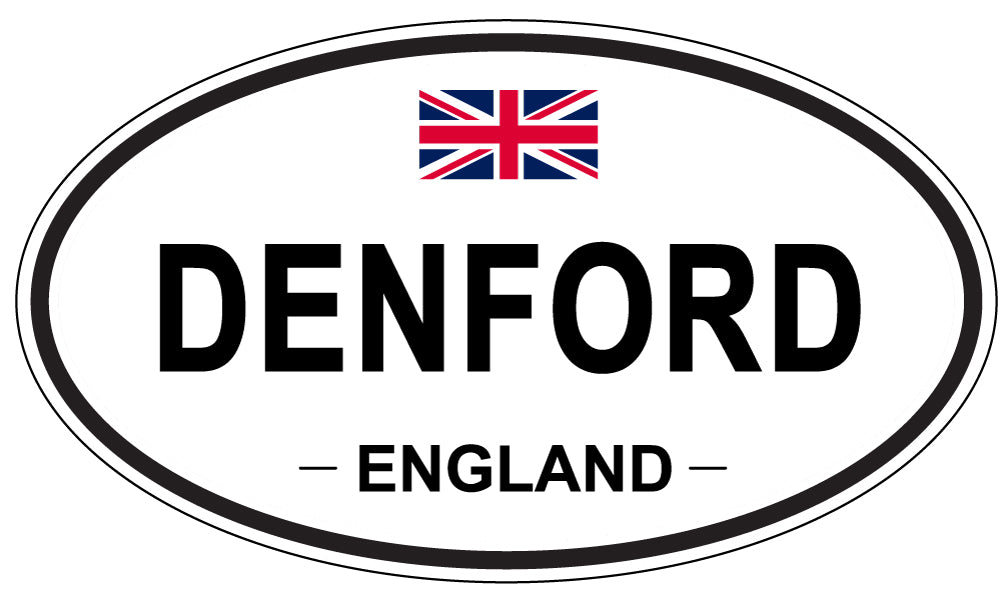 DENFORD, England - Oval Magnet