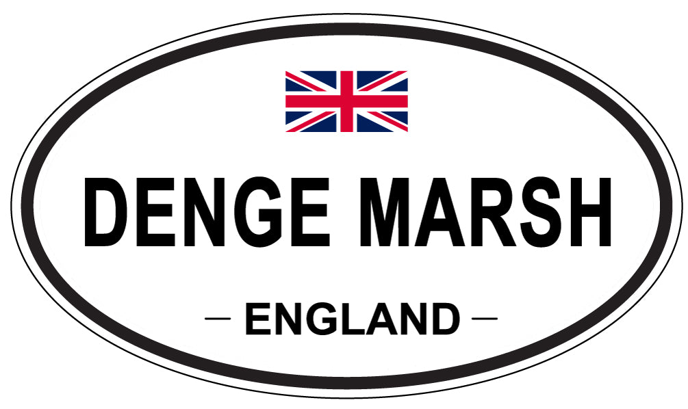 DENGE MARSH, England - Oval Magnet