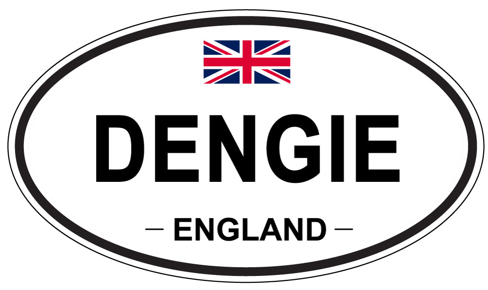 DENGIE, ENGLAND - Oval Sticker
