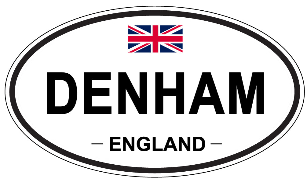 DENHAM, England - Oval Magnet