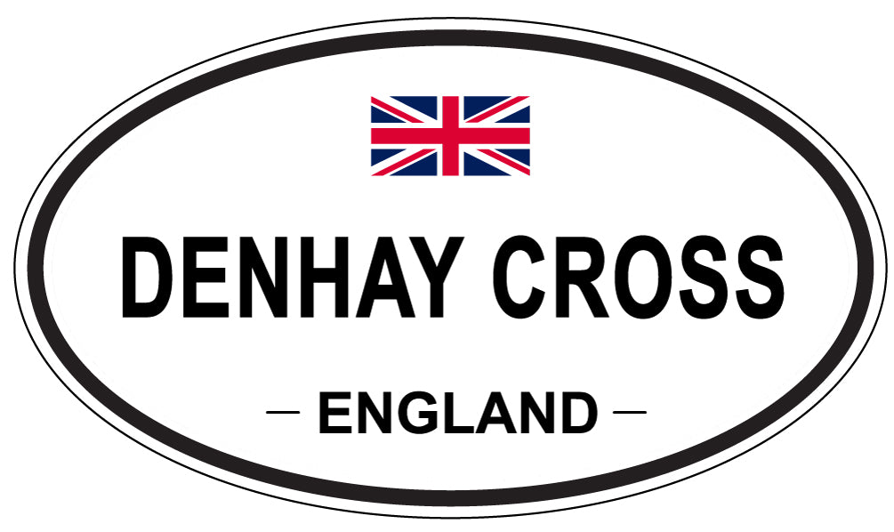 DENHAY CROSS, ENGLAND - Oval Sticker