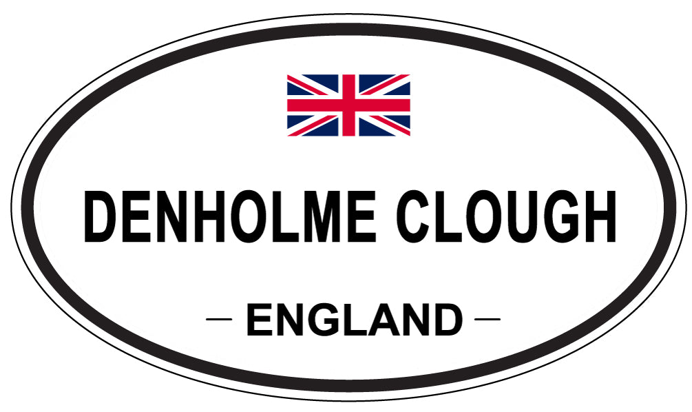 DENHOLME CLOUGH, England - Oval Magnet