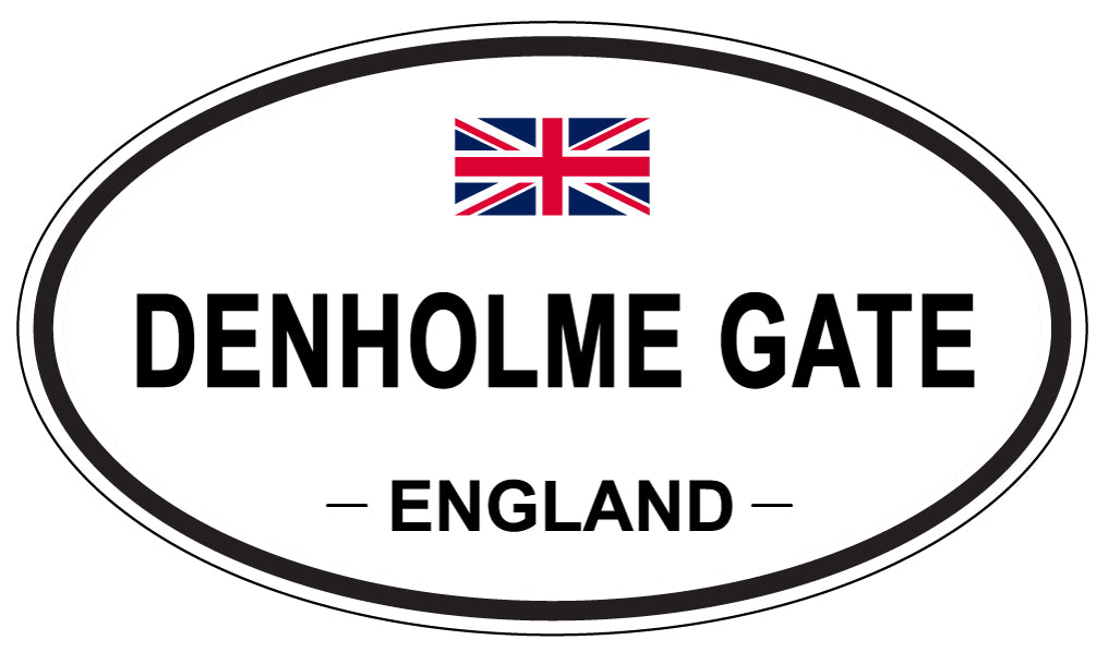 DENHOLME GATE, England - Oval Magnet