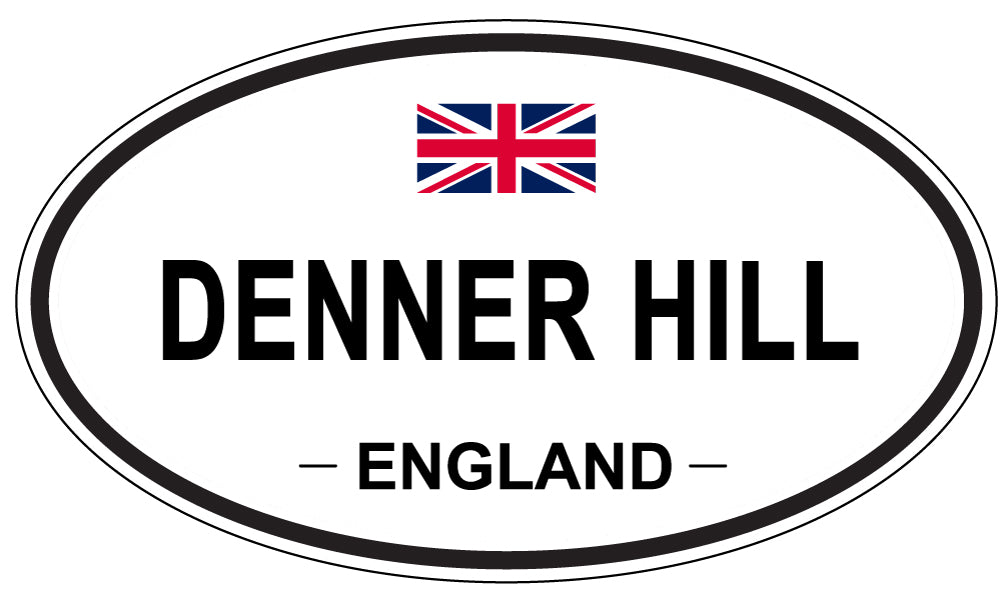 DENNER HILL, England - Oval Magnet