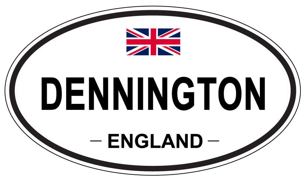 DENNINGTON, England - Oval Magnet