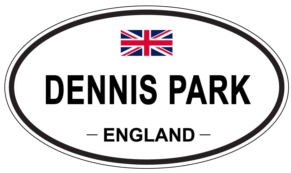 DENNIS PARK, ENGLAND - Oval Sticker
