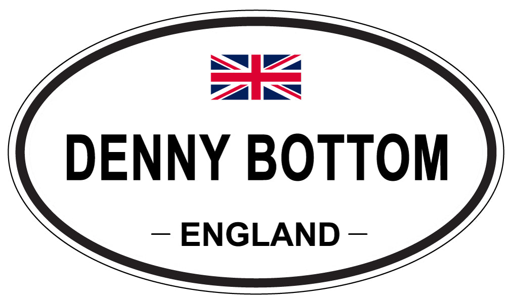 DENNY BOTTOM, ENGLAND - Oval Sticker