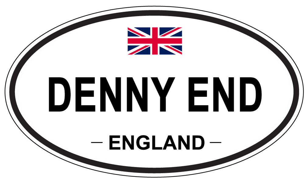 DENNY END, England - Oval Magnet