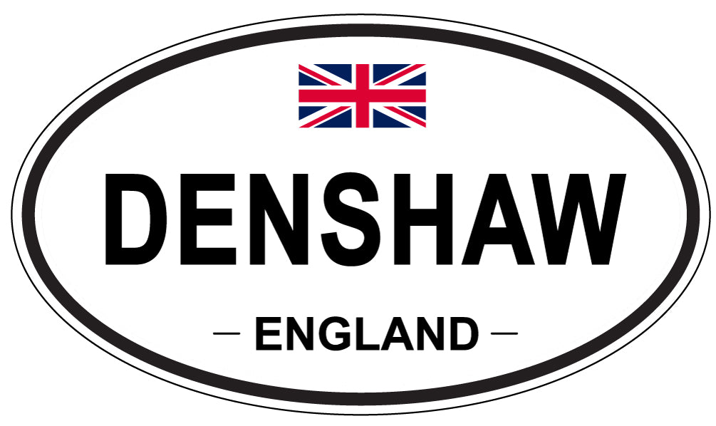 DENSHAW, England - Oval Magnet