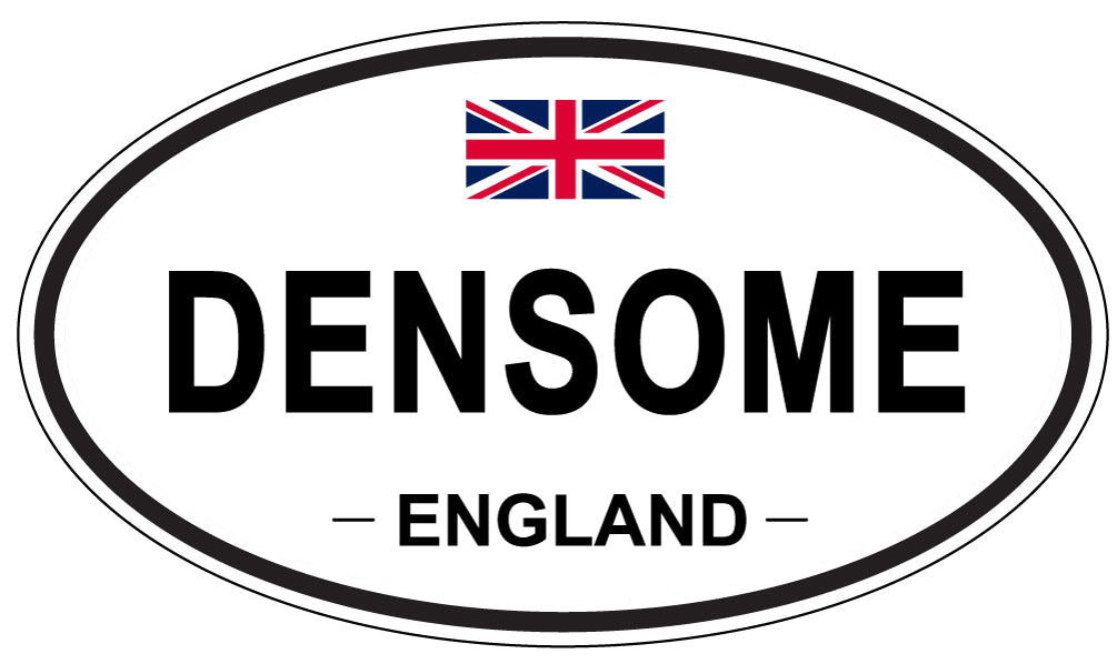 DENSOME, England - Oval Magnet