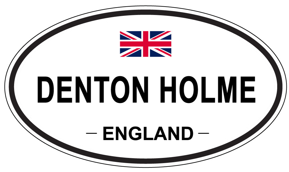 DENTON HOLME, England - Oval Magnet