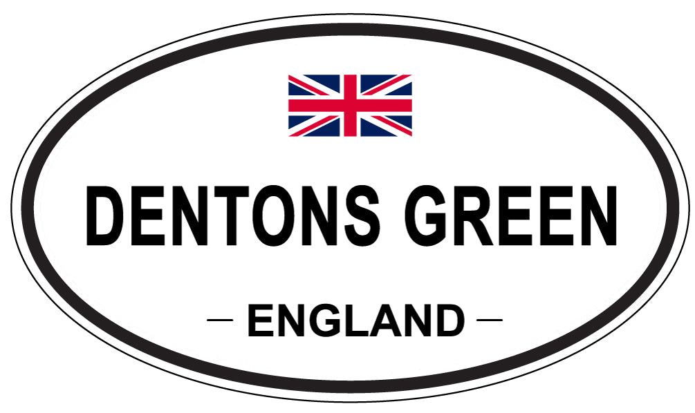DENTONS GREEN, England - Oval Magnet