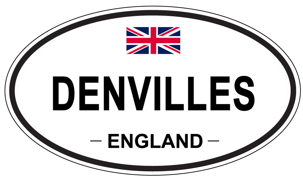 DENVILLES, England - Oval Magnet