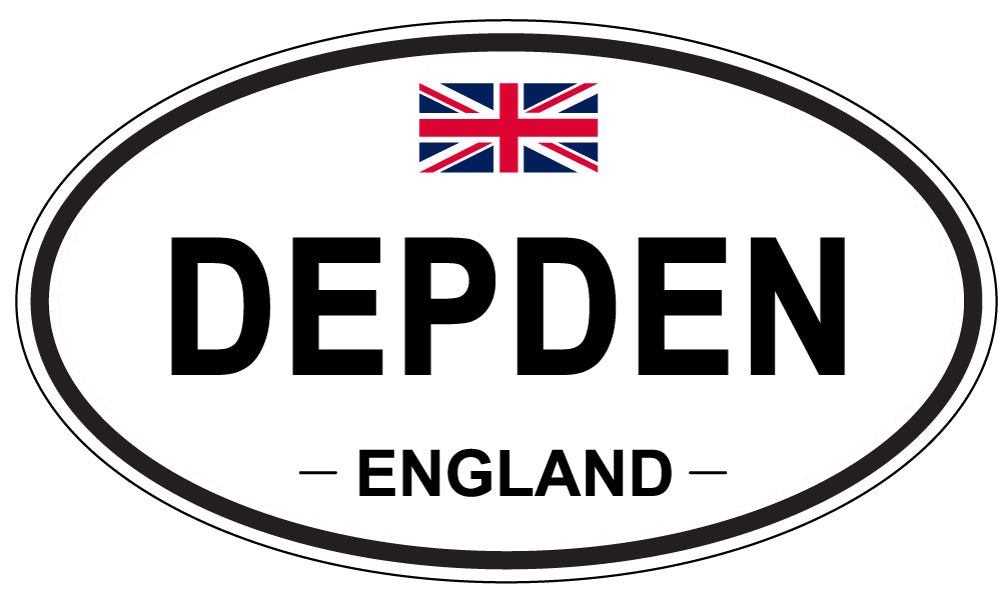 DEPDEN, England - Oval Magnet