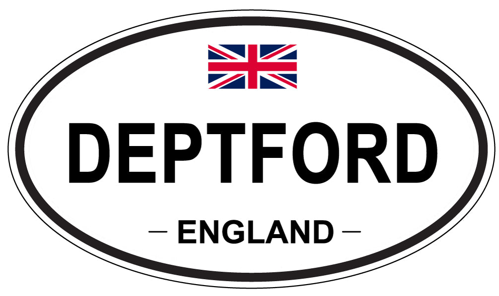 DEPTFORD, England - Oval Magnet