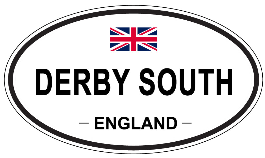 DERBY SOUTH, England - Oval Magnet