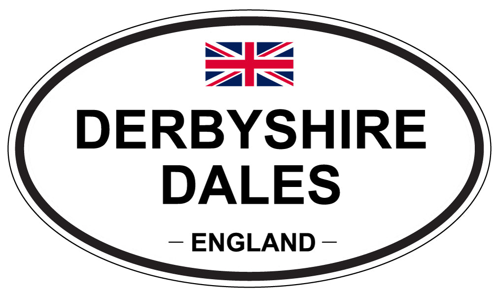DERBYSHIRE DALES, England - Oval Magnet