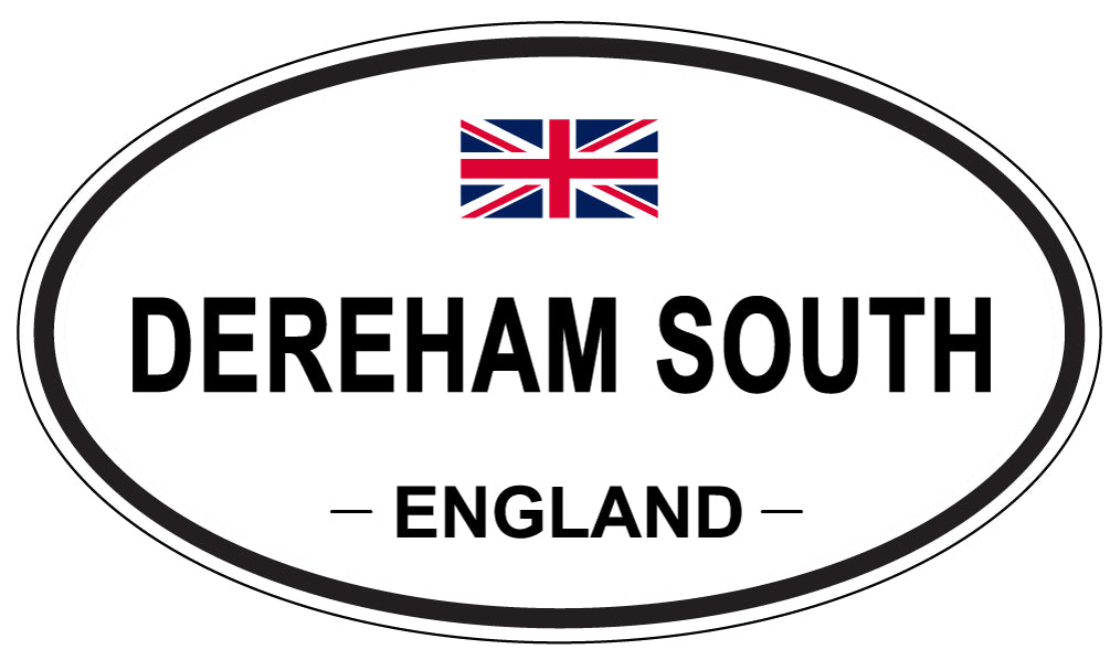 DEREHAM SOUTH, England - Oval Magnet