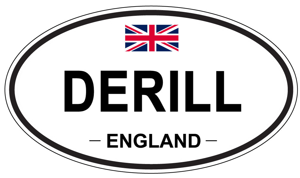 DERILL, England - Oval Magnet