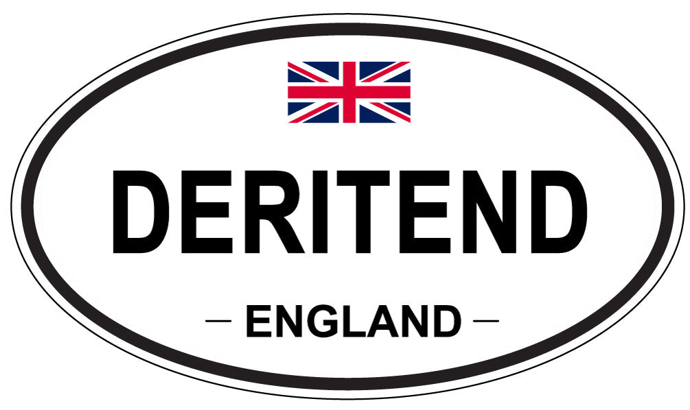 DERITEND, England - Oval Magnet
