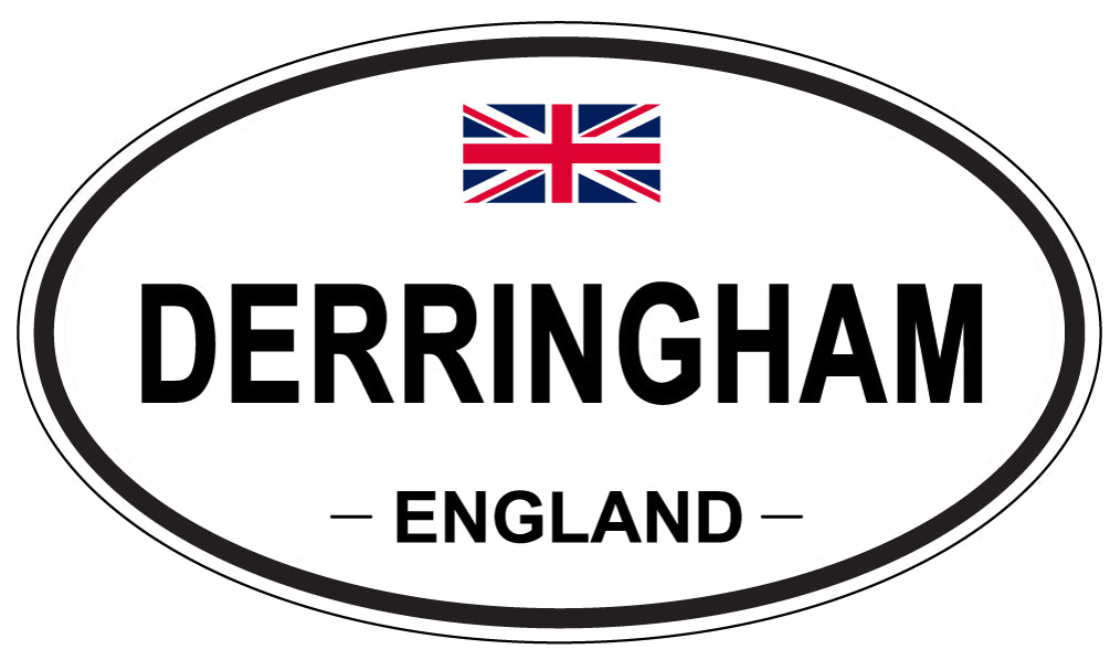 DERRINGHAM, England - Oval Magnet