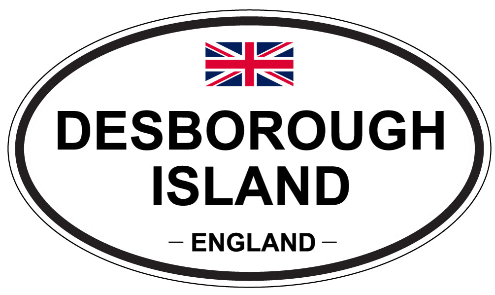 DESBOROUGH ISLAND, England - Oval Magnet