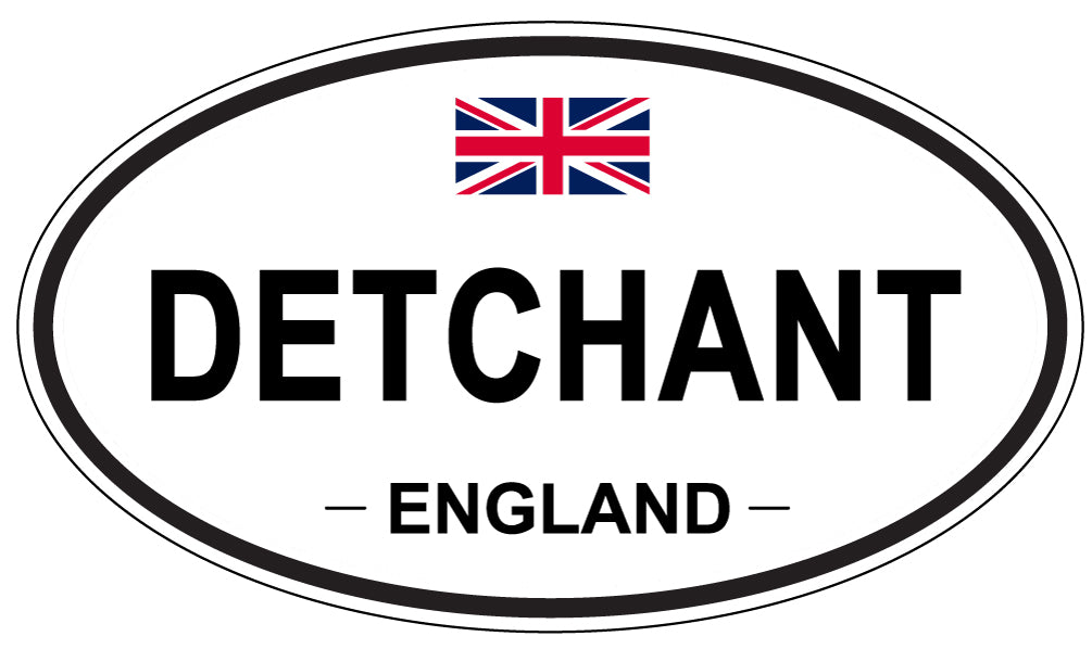 DETCHANT, England - Oval Magnet