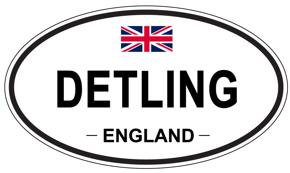 DETLING, England - Oval Magnet