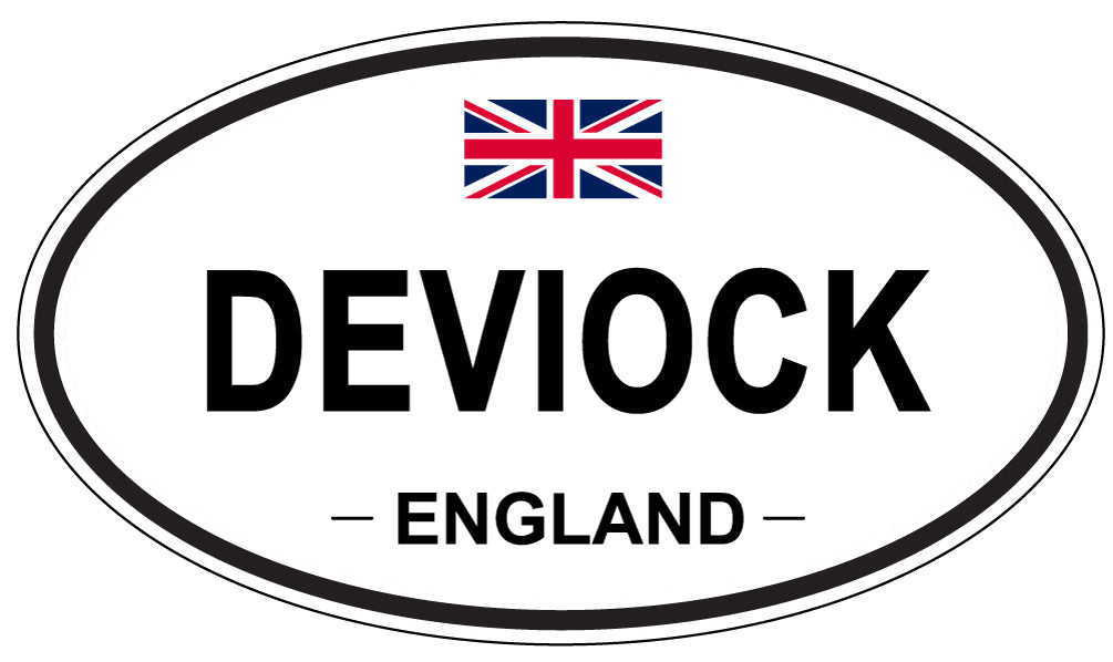 DEVIOCK, England - Oval Magnet