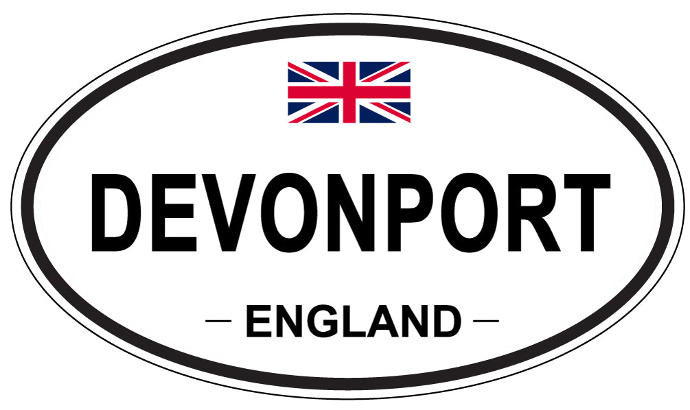 DEVONPORT, England - Oval Magnet