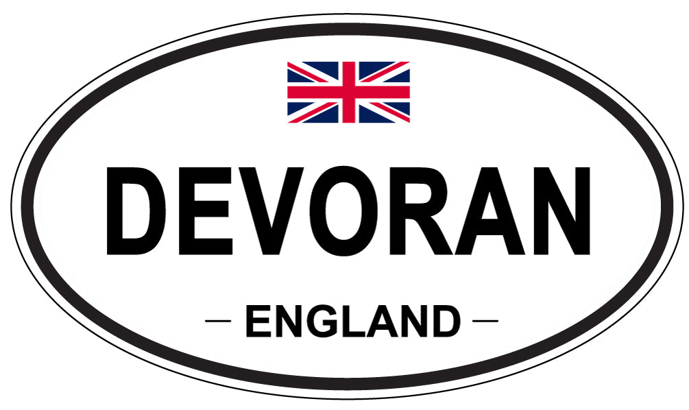 DEVORAN, England - Oval Magnet