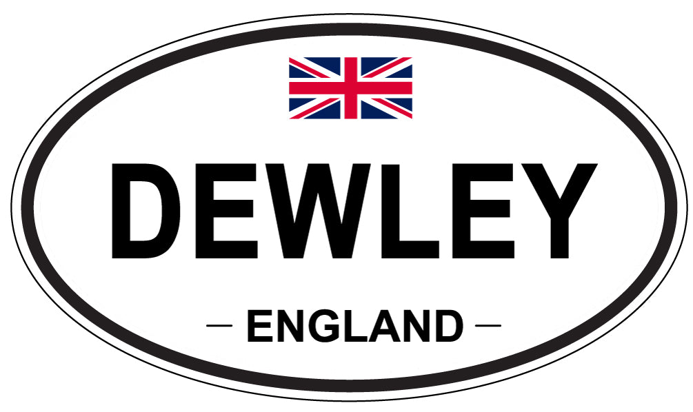 DEWLEY, England - Oval Magnet