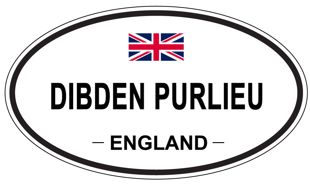 DIBDEN PURLIEU, ENGLAND - Oval Sticker