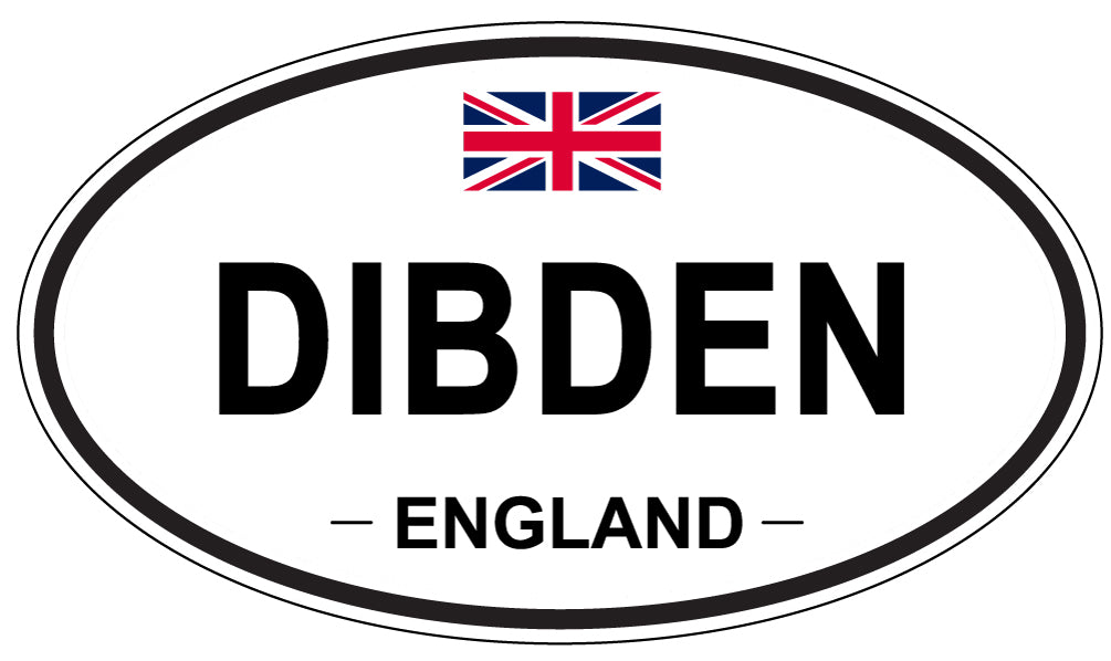 DIBDEN, England - Oval Magnet